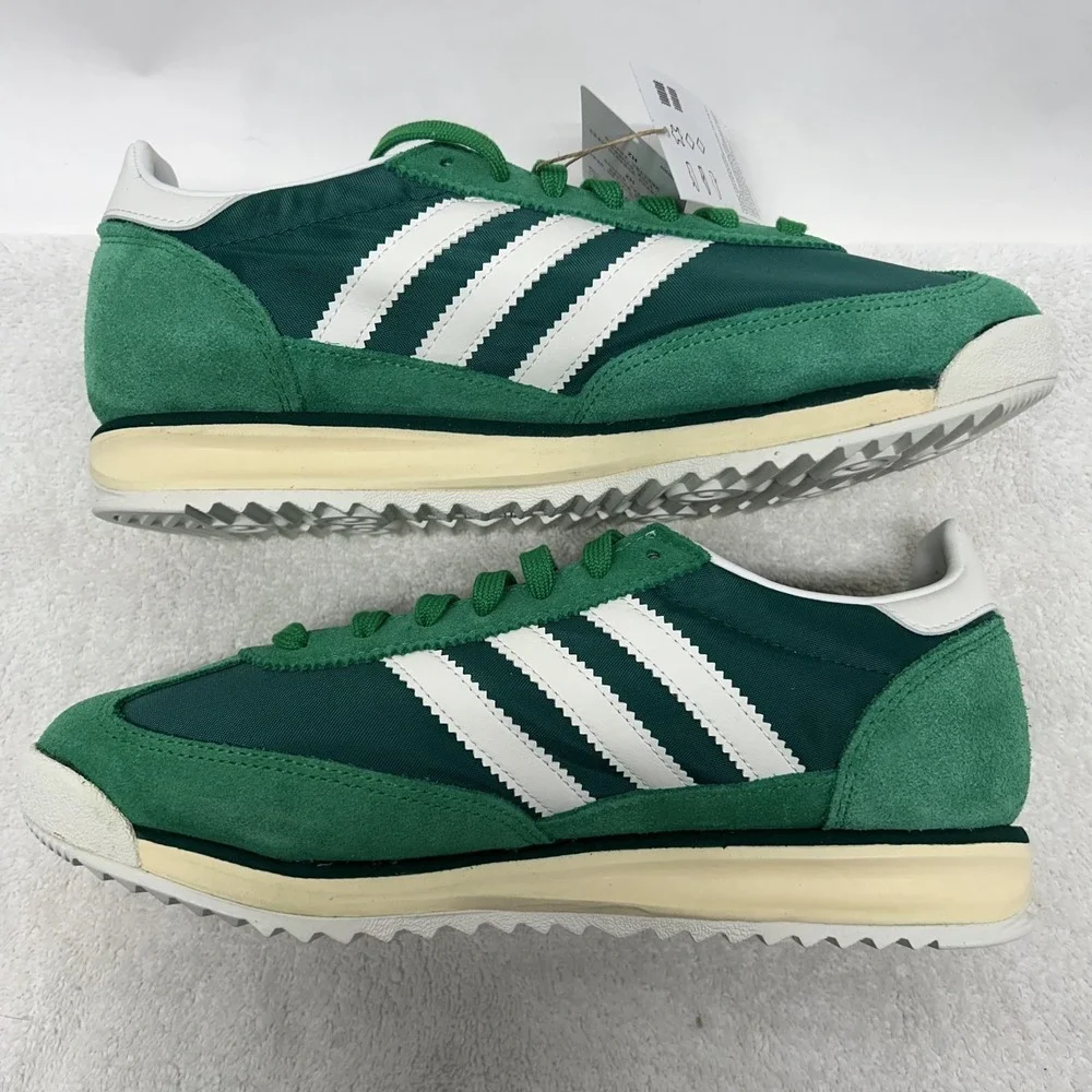 Adidas Mens Size 8 W's 9.5 Green/Core White/Collegiate Green SL 72 RS Shoes